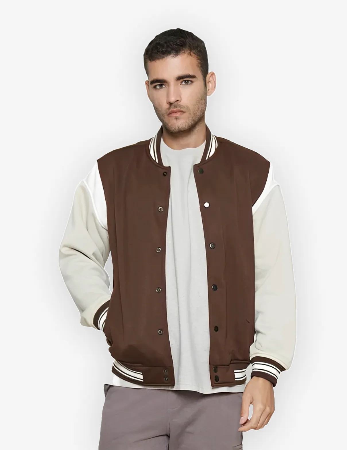 Bomber fleece jacket